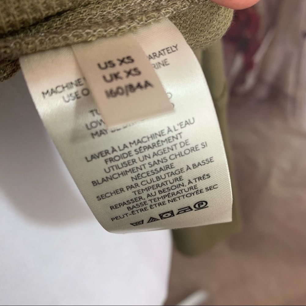 NEW FREE PEOPLE Fuji Off the Fuji Off the Shoulder Thermal Top in Earth … - Picture 11 of 13